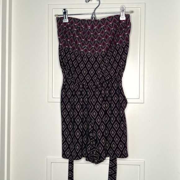 WHBM Strapless Romper w/ Pockets - Picture 4 of 5